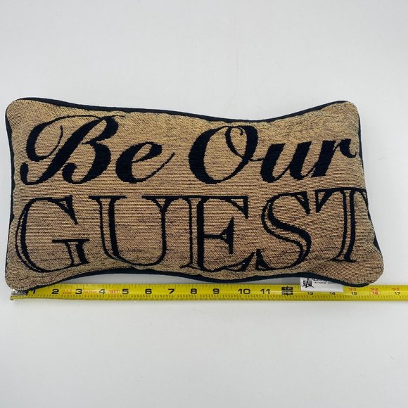 Disney Parks Beauty and the Beast Be Our Guest Throw Pillow 16” X 9” Rectangle - Picture 5 of 7